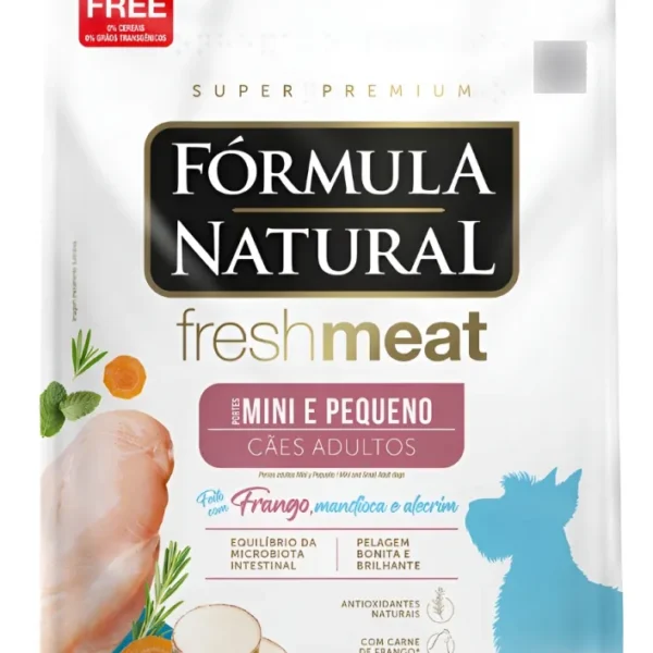 Fórmula Natural Fresh Meat para cães - ração super premium com carnes frescas e ingredientes selecionados, embalagem