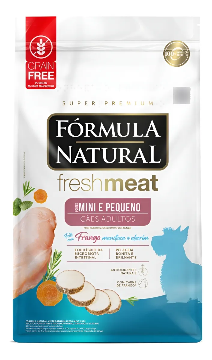 Fórmula Natural Fresh Meat Ração para Cães Fórmula Natural Fresh Meat para cães - ração super premium com carnes frescas e ingredientes selecionados, embalagem