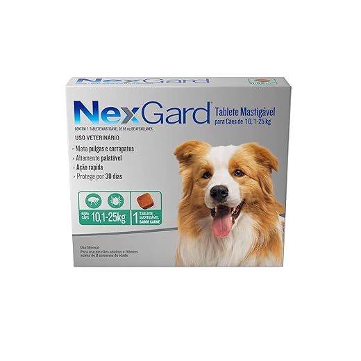 NexGard 1 comprimido - Antipulgas e carrapatos para cães