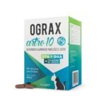Ograx Artro suplemento para cães e gatos - embalagem com 40 cápsulas para articulações e mobilidade
