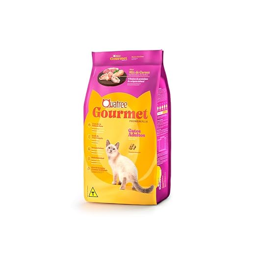 Ração Quatree Gourmet Gatos Adultos Frango e Carne 10,1kg