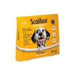 Coleira antipulgas e carrapatos Scalibor 25g para cães proteção de até 4 meses